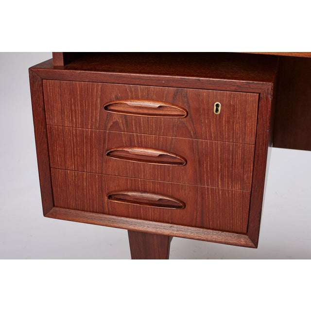 1960s Mid-Century Teak Desk, Denmark, 1960s For Sale - Image 5 of 18