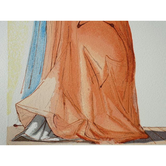 Salvador Dali, Dante at the Entrance to Paradise, Woodcut For Sale - Image 4 of 6