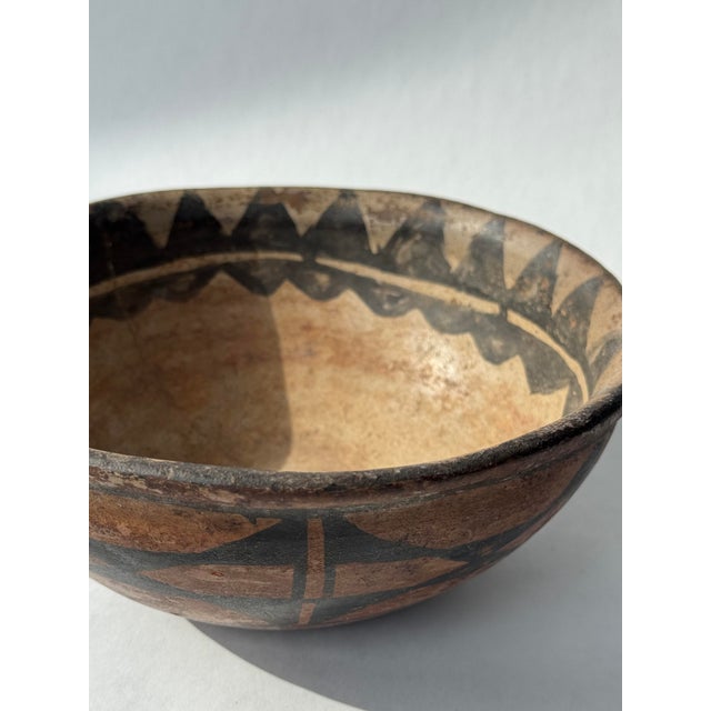 Native American Kewa (Santo Domingo) Pueblo Dough Bowl For Sale - Image 3 of 11