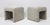 Pair of Directional Ottomans in a Zinc Velvet For Sale - Image 10 of 10