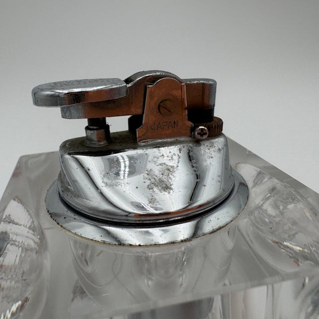 Glass Ice Cube Lighter by Antonio Imperatore 1970 For Sale - Image 7 of 8