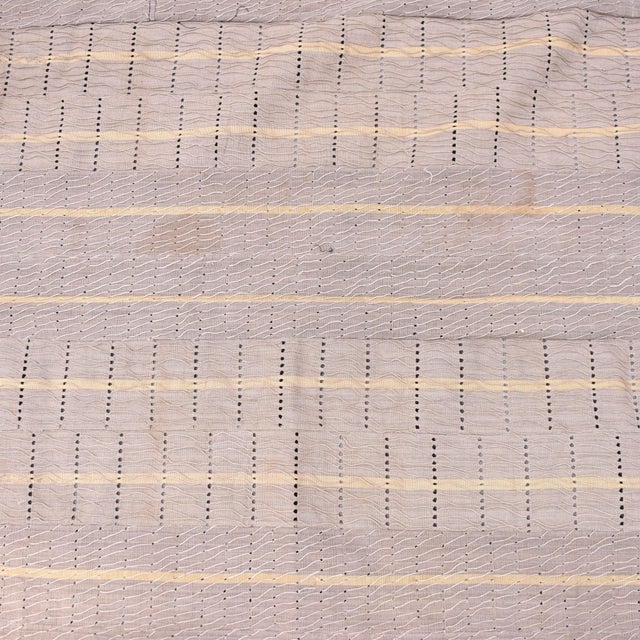 Early 20th Century Early 20th Century Yoruba Handwoven Aso Oke Textile Nigeria 72.5x47 Inch For Sale - Image 5 of 7