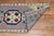 Mid-Century Modern Vintage Zabihi Collection Funky Turkish Anatolian Mat Size Rug - 1'6" x 3'9" For Sale - Image 3 of 6