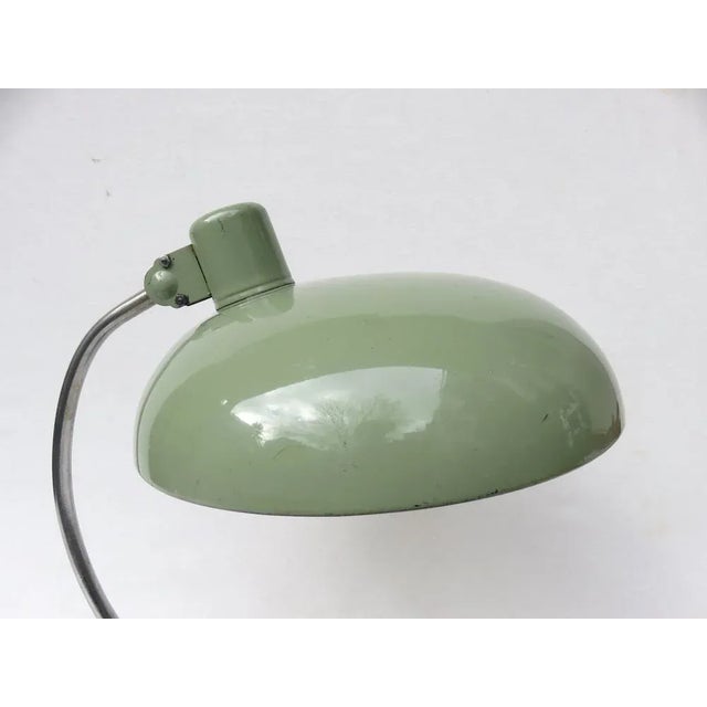 Bauhaus Table Lamp in Mint Green Chrome, 1930s For Sale - Image 11 of 18