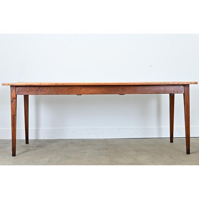 French 19th Century Pine Farm Table For Sale - Image 11 of 11