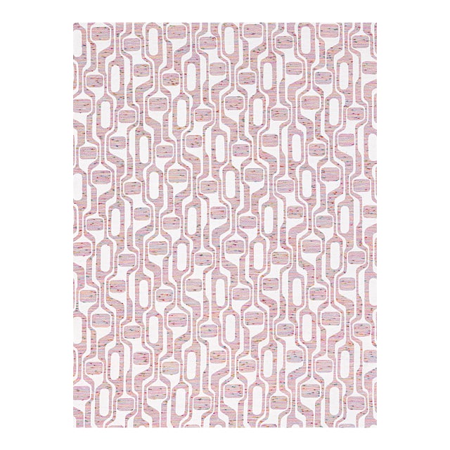 The House of Scalamandré Telly Fabric, Summer Pink For Sale