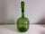 1960s Vintage Blenko 657m Crackle Glass Decanter by Joel Philip Myers - Large Green Art Glass For Sale - Image 5 of 10