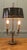 Green Toleware and Brass Twin Bouillotte Desk Lamp For Sale - Image 3 of 7