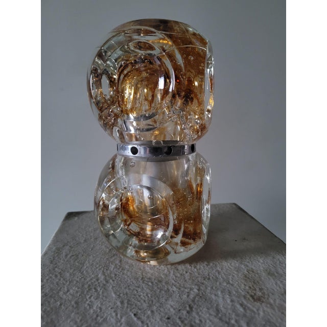 Metal Table Lamp in Murano Glass from Poliarte, 1970s For Sale - Image 7 of 18