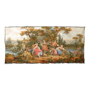 Vintage French Wall Hanging Tapestry.