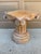 Brown Weathered Classical Column Pedestal in the Grand Tour Taste For Sale - Image 8 of 11