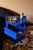 Last Call Nightstand in Glossy Blue Lacquered MDF & Flute Mirror by Softhouse For Sale - Image 6 of 7