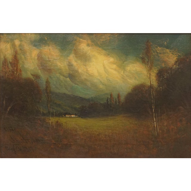 Stunning plein air California landscape of Natividad (part of unincorporated Monterey Country) in late afternoon by James...