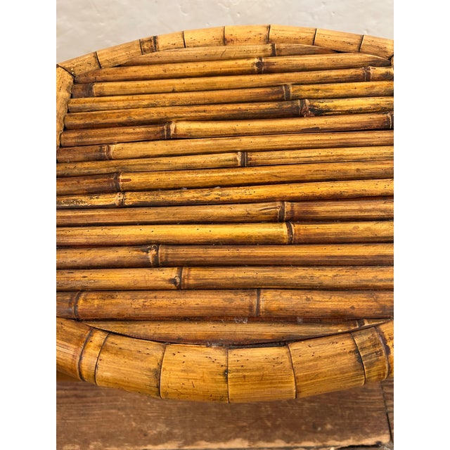 Vintage Bamboo Nesting Tables -Set of 3 For Sale - Image 12 of 12
