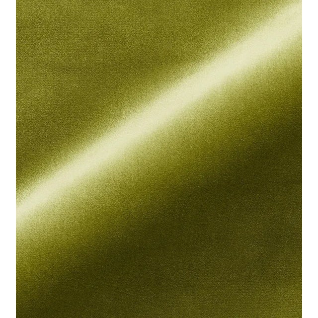 The House of Scalamandré Torino Velvet Fabric, Moss For Sale