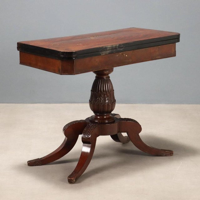 Mahogany Game Table, England, Mid-19th Century For Sale - Image 12 of 12