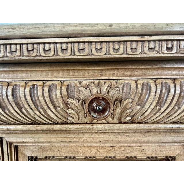 Tan Early 19th Century French Bleached Walnut Credenza For Sale - Image 8 of 12