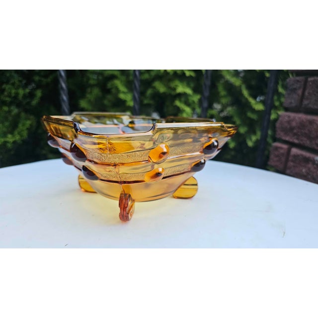 Vintage Art Deco Plate from Stölzle, 1930s For Sale - Image 3 of 7