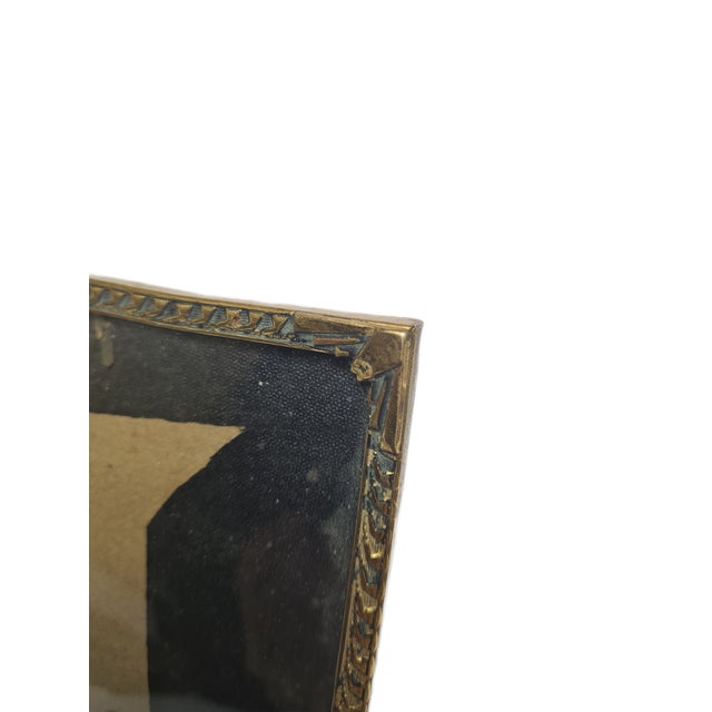 Metal Vintage Art Deco Frame, Belgium, 1950s For Sale - Image 7 of 10
