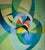 Tino Conti, Moving Curves, 1920s-1930s, Oil on Canvas For Sale - Image 4 of 4