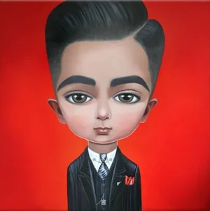 Gina Palmerin, Pop Art Style Portrait of Al Capone 2022