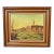 Original Artist Signed "Venetian Harbor" Framed Oil Painting on Canvas For Sale