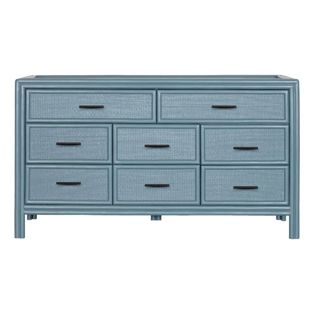 Bermuda Eight-Drawer Dresser - Regatta Blue For Sale