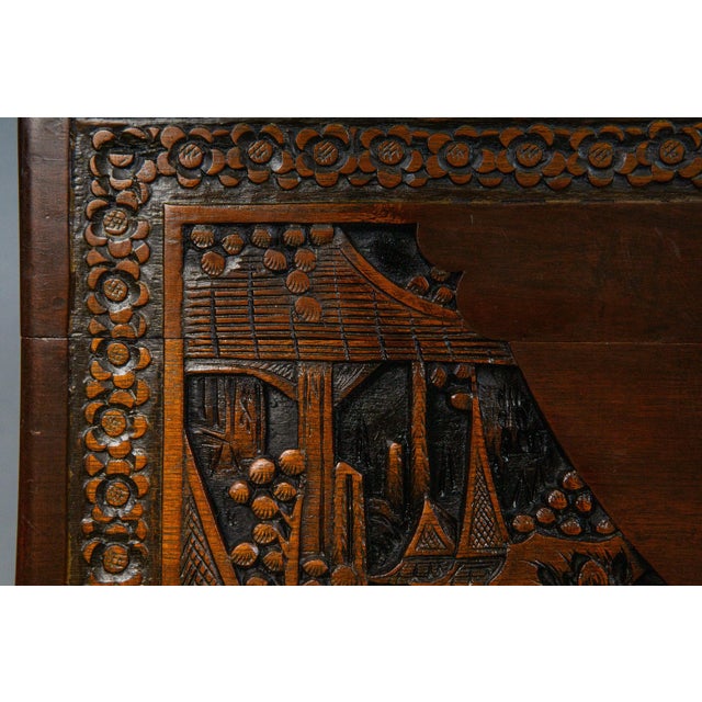 Vintage Asian Chest with Carved Feet For Sale - Image 17 of 18