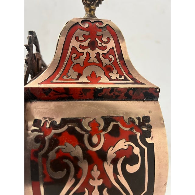 Napoleon III Cartel Clock in Boulle-Style Marquetry, 19th Century For Sale - Image 3 of 18