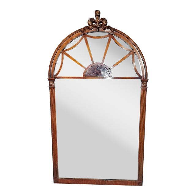 Vintage Mahogany Mirror For Sale