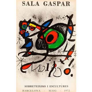 Joan Miro, Sobreteixims i Escultures, Lithograph For Sale