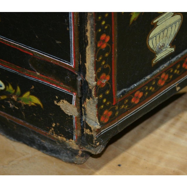 Antique Papier Mache Spice Cabinet For Sale - Image 10 of 15