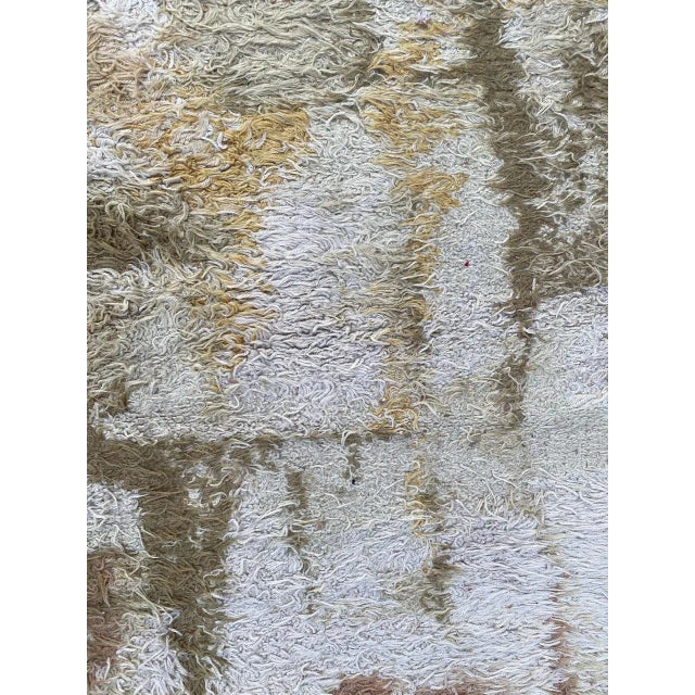 Brown Scandinavian Rug, 1970s For Sale - Image 8 of 18