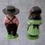 American Vintage Miniature Cast Iron Amish Boy Girl Figurines Pa Dutch Folk Art Paperweight For Sale - Image 3 of 10