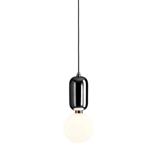 Aballs T PE Black Suspension Lamp by Jaime Hayon for Parachilna For Sale