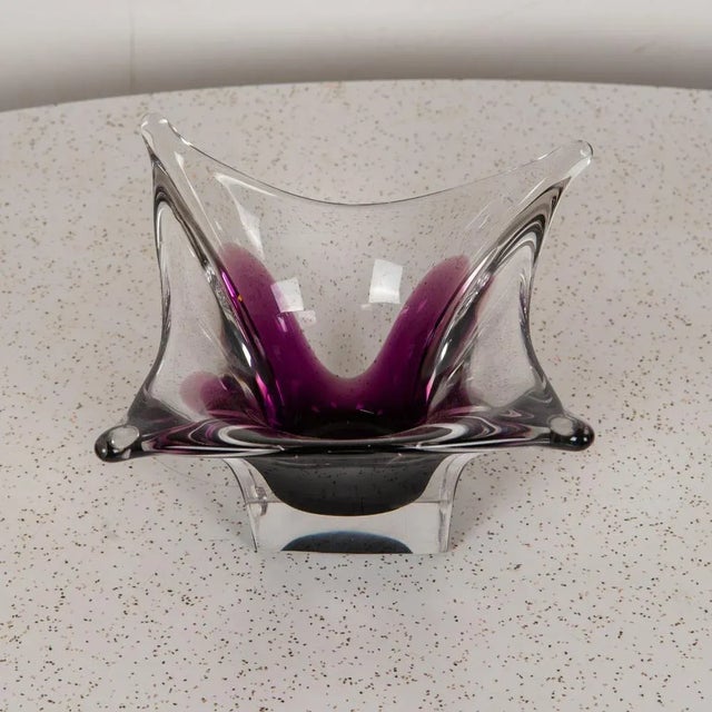 1970s Viola Murano Glass Centerpiece, 1970s For Sale - Image 5 of 6