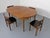 Wood Roundette Teak Table & Chairs from Hans Olsen, Denmark, 1950sm, Set of 5 For Sale - Image 7 of 18