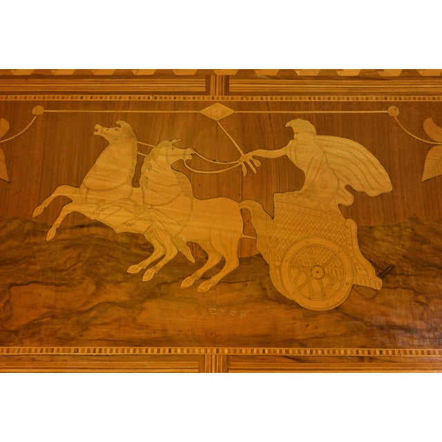 Wood Coffee Table in Cherry and Walnut For Sale - Image 7 of 18