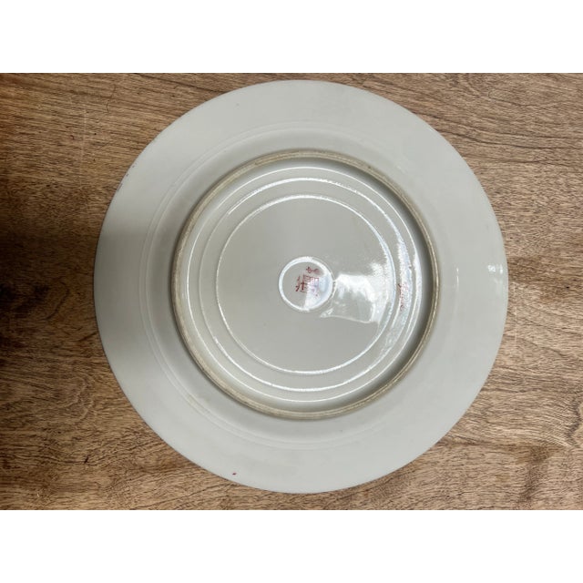 Mid-19th Century Hand Painted Porcelain Plate For Sale - Image 4 of 8