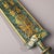 Late 19th Century Gilt Bronze Dagger With Inscriptions, 720g, Archaic Ceremonial Blade For Sale - Image 9 of 10