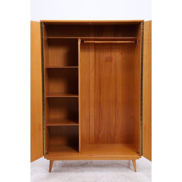 Mid-Century Wooden 2-Door Wardrobe For Sale - Image 6 of 18
