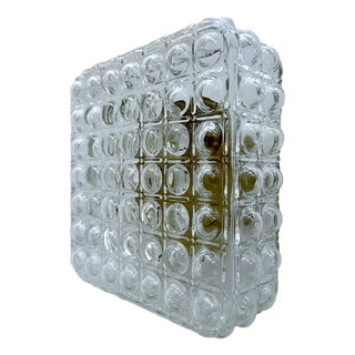 Large Vintage Bubble Glass Wall Light from Erco, 1970s For Sale