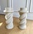 Michael Taylor 1988 Bon Art Michael Taylor Style Spiral Plaster Candlesticks, a Pair For Sale - Image 4 of 11