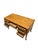 Art Deco Swedish Desk in Birdseye Maple, 1940s For Sale - Image 3 of 14