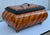 Wood Vtg. Painted Wood & Composite Transitional Bombay Shaped Box W/Faux Burl Finish For Sale - Image 7 of 13