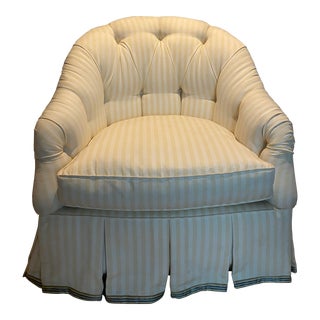 Late 20th Century D. Langston Swivel Chair For Sale
