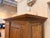 Mid 19th Century Antique Pine Armoire Cabinet With Paneled Doors and Plinth Base For Sale - Image 5 of 9