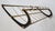 Mid-Century Modern Wall-Mounted Brass Coat Rack, Austria, 1950s For Sale - Image 4 of 13