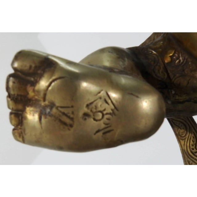 Bronze Dancing Ganesha Statuette For Sale In Nashville - Image 6 of 11