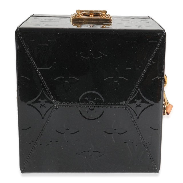 2010s Black Monogram Vernis Bleecker Box For Sale - Image 5 of 9